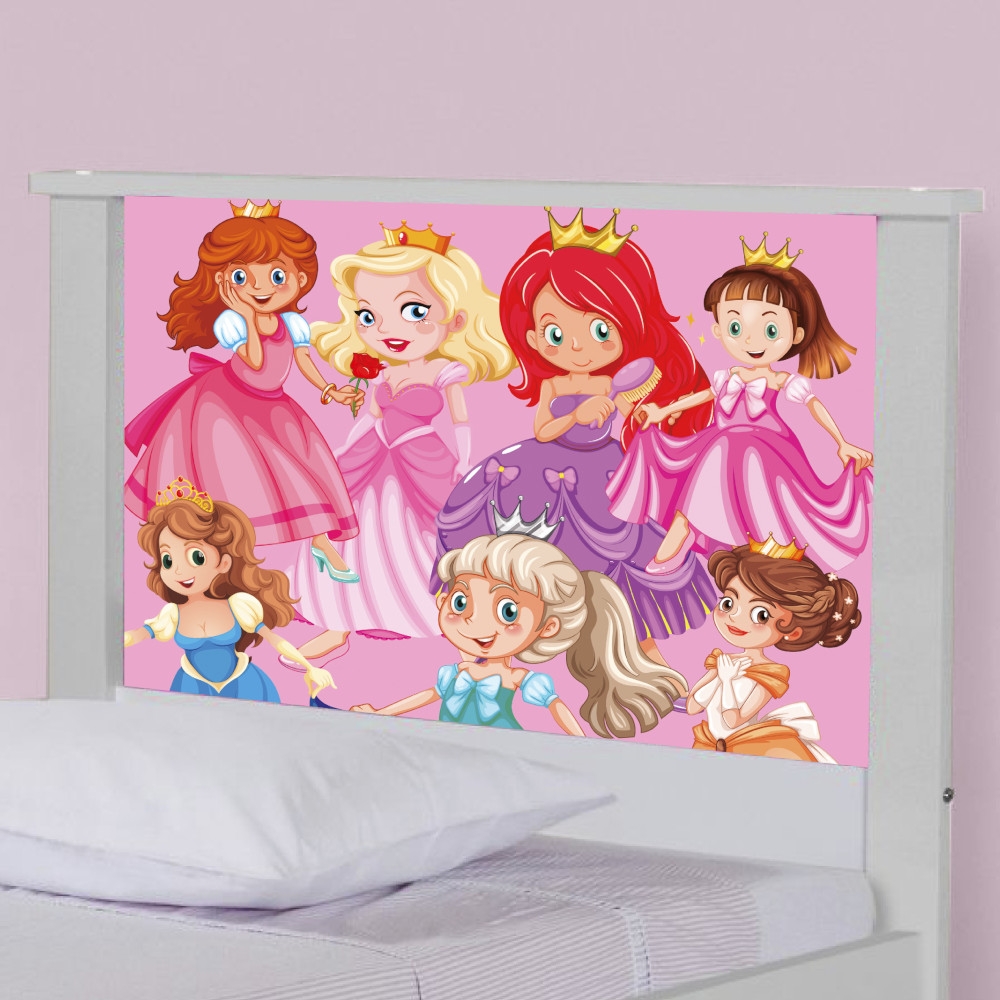 Bicama Juvenil Adesivada Princesinhas com Colchões