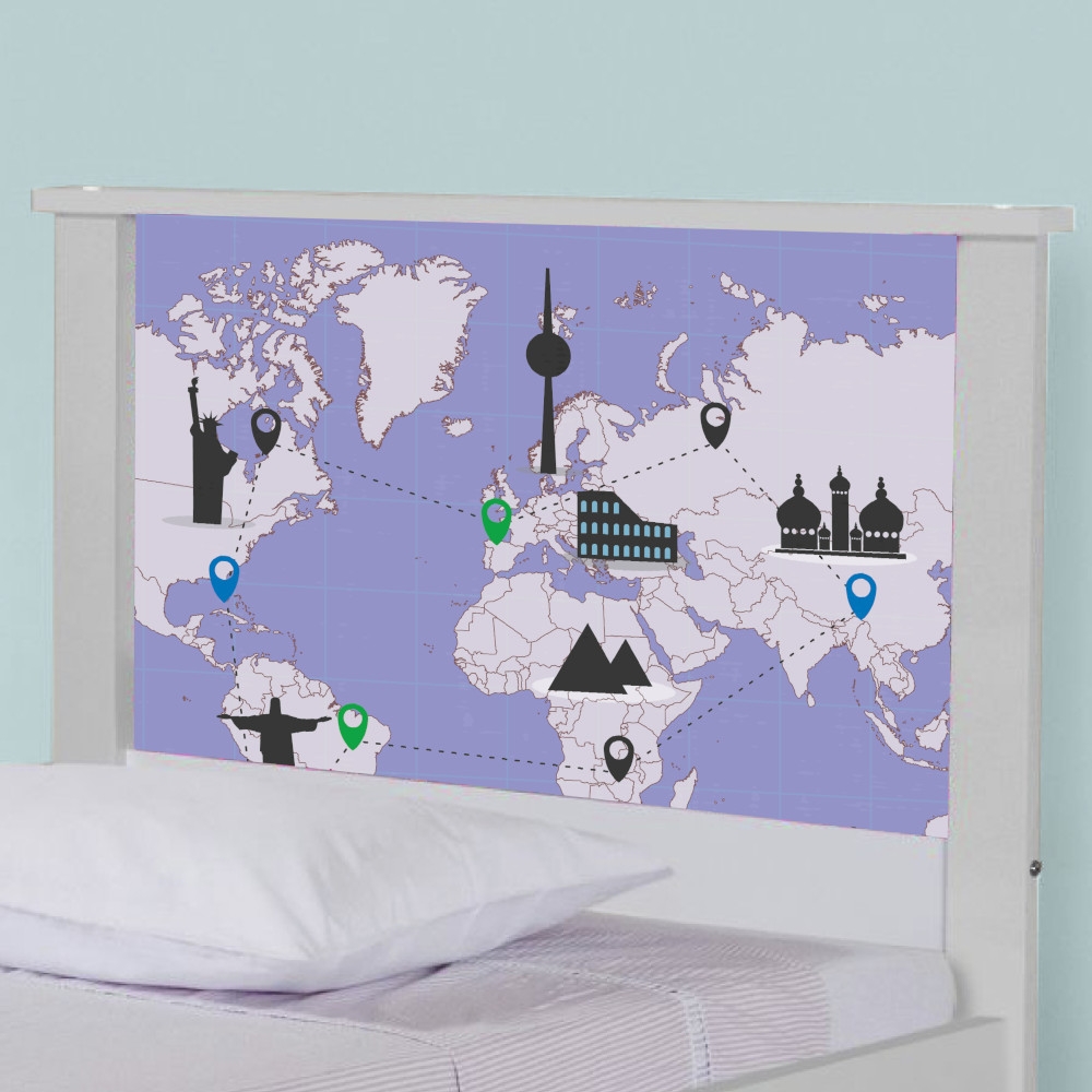 Bicama Mapa Viagens com Colchões