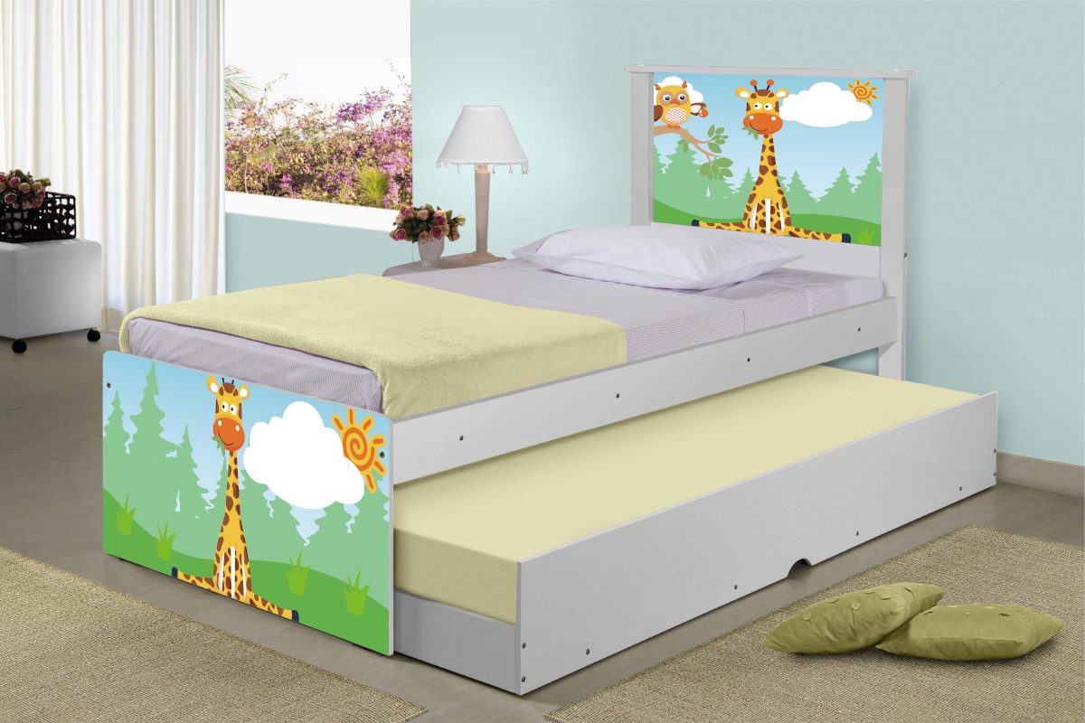 Bicama Safari Girafa com Colchões