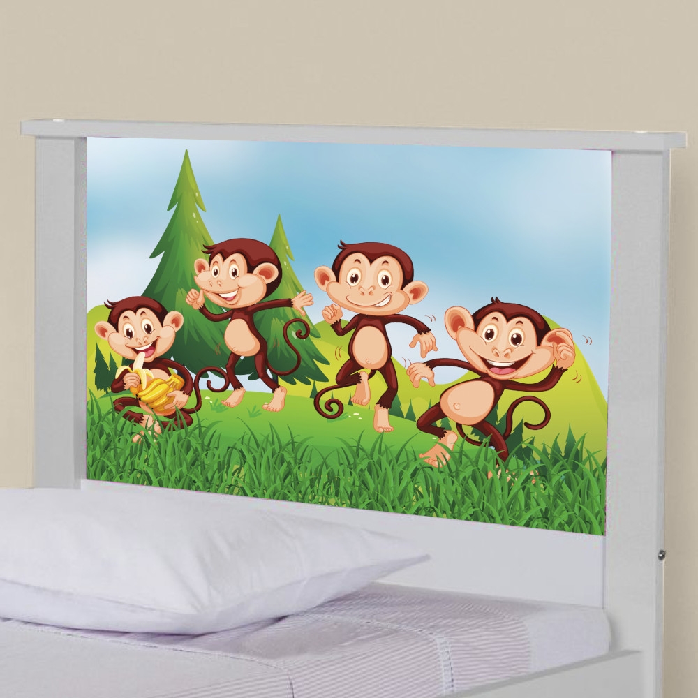 Bicama Safari Macaquinhos com Colchões