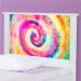 Bicama Solteiro Adesivada Tie Dye com Colchões