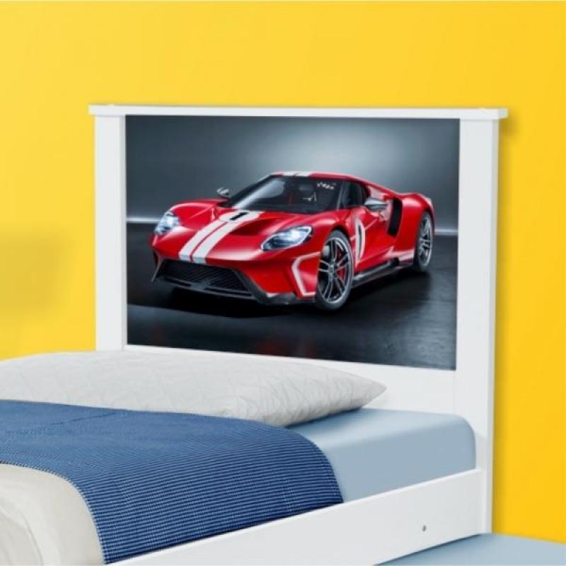 Bicama Solteiro Carro Sport Vermelho Colchões