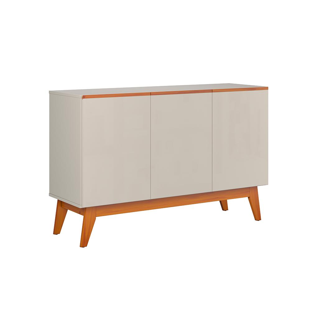 Buffet 3 Portas para Sala de Jantar Porto Off White Nature