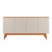 Buffet 4 Portas para Sala de Jantar Porto Off White Nature