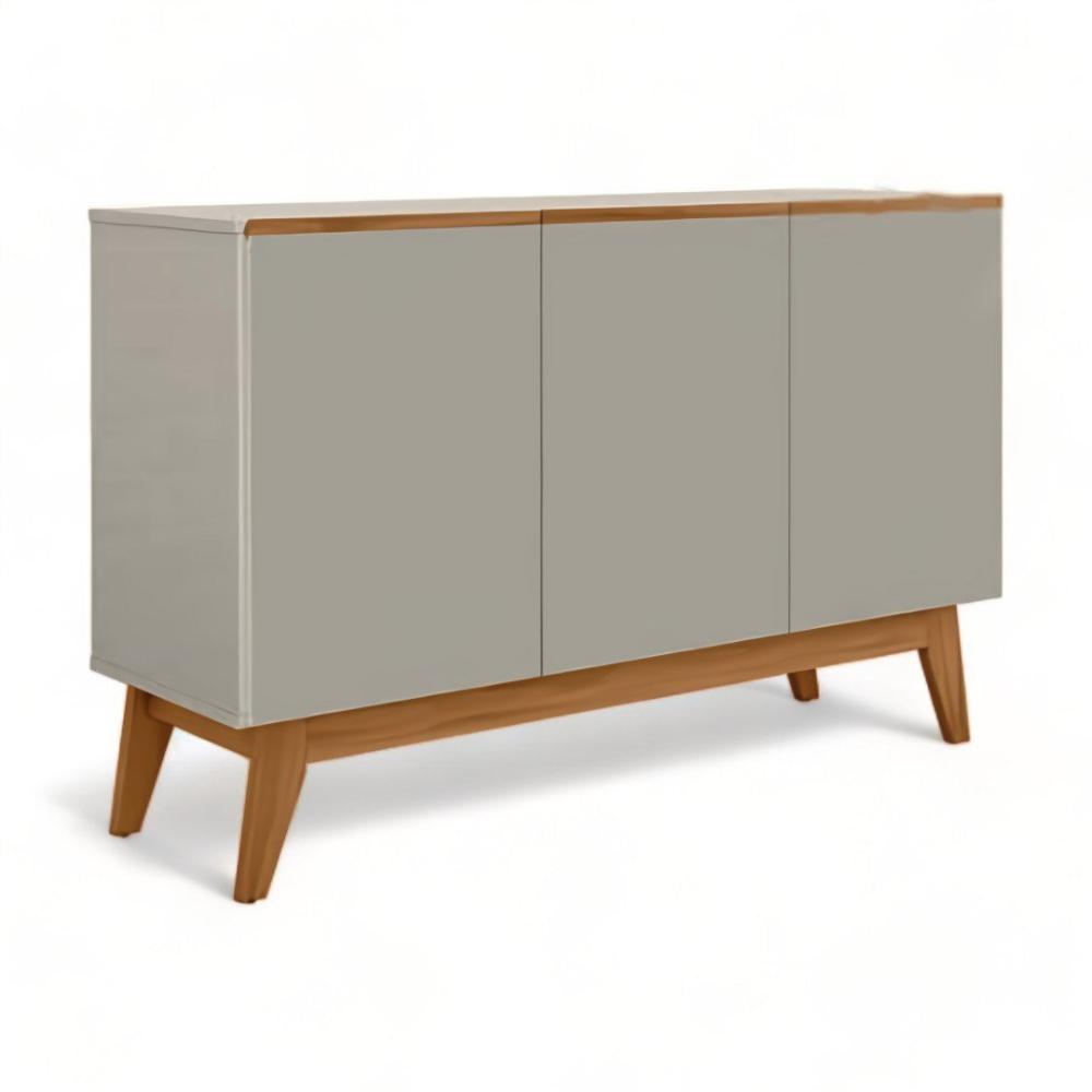 Buffet Ares Lux 03 Portas Gianduia E Nature Tebarrot