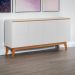 Buffet Ares Lux 04 Portas Branco E Nature Tebarrot