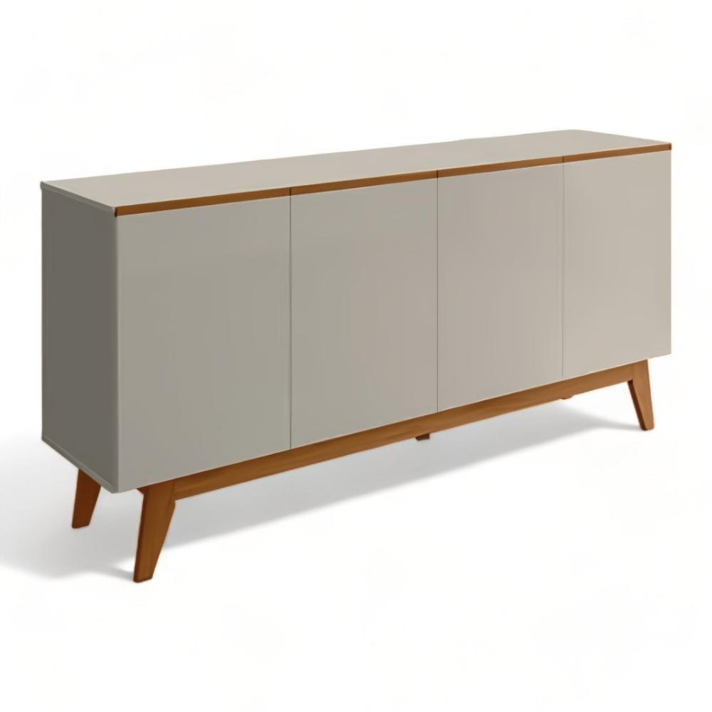 Buffet Ares Lux 04 Portas Gianduia E Nature Tebarrot