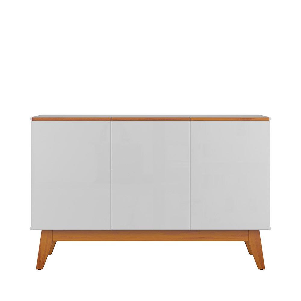 Buffet Ares Lux 3 Portas Branco - Tebarrot