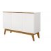 Buffet Ares Lux 3 Portas Branco - Tebarrot