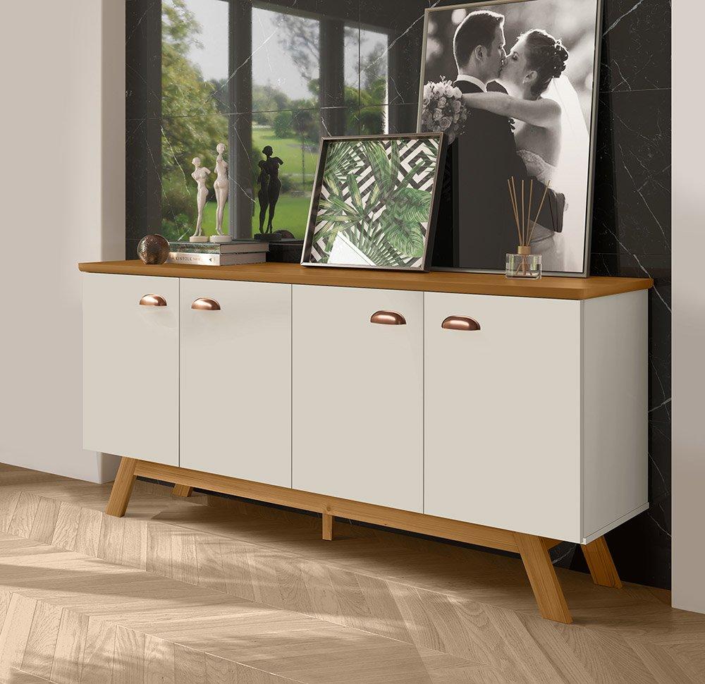 Buffet Atlanta Off White e Nature Tebarrot