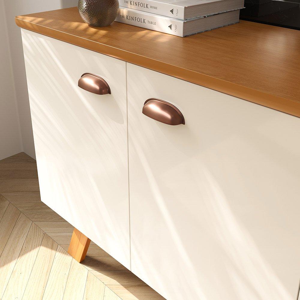 Buffet Atlanta Off White e Nature Tebarrot