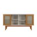 Buffet Detroit 04 Portas Off White/Nature - Tebarrot