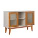 Buffet Detroit 3 PT Off White e Madeira