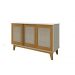 Buffet Detroit 3 Portas Branco / Madeira - Tebarrot