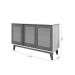 Buffet Detroit 3 Portas Branco / Madeira - Tebarrot