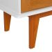 Buffet Detroit 4 PT Branco e Madeira