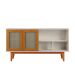 Buffet Detroit 4 PT Off White e Madeira