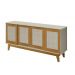Buffet Detroit 4 Portas Off White / Madeira - Tebarrot