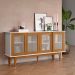 Buffet Eibar com 4 Portas Branco Nature