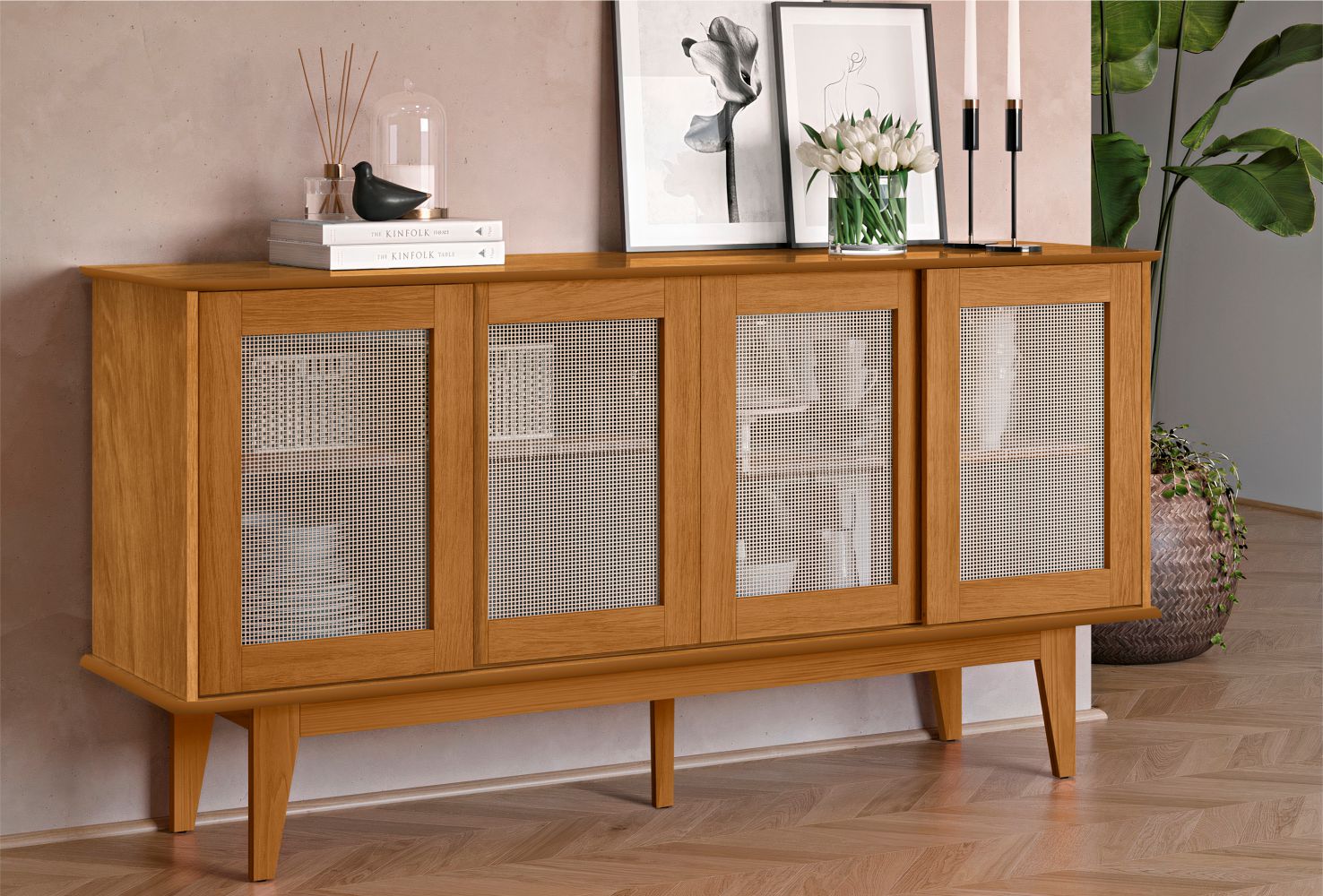 Buffet Eibar com 4 Portas Nature