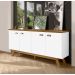 Buffet Moderno Atlanta Branco E Nature Tebarrot