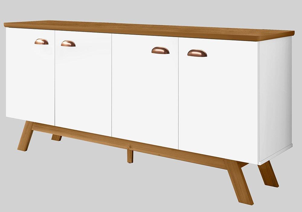Buffet Moderno Atlanta Branco E Nature Tebarrot