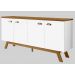 Buffet Moderno Atlanta Branco E Nature Tebarrot