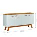 Buffet Racing 4 Portas Branco Nature