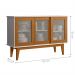 Buffet Valencia com 3 Portas Branco Nature