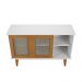 Buffet Valencia com 3 Portas Branco Nature