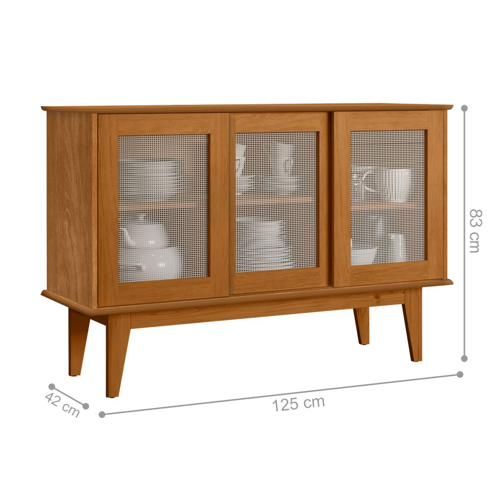 Buffet Valencia com 3 Portas Nature