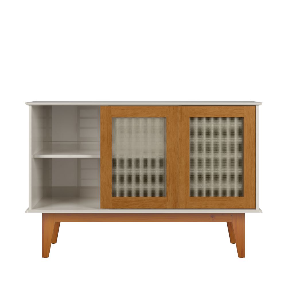 Buffet Valencia com 3 Portas Off White Nature