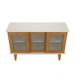 Buffet Valencia com 3 Portas Off White Nature