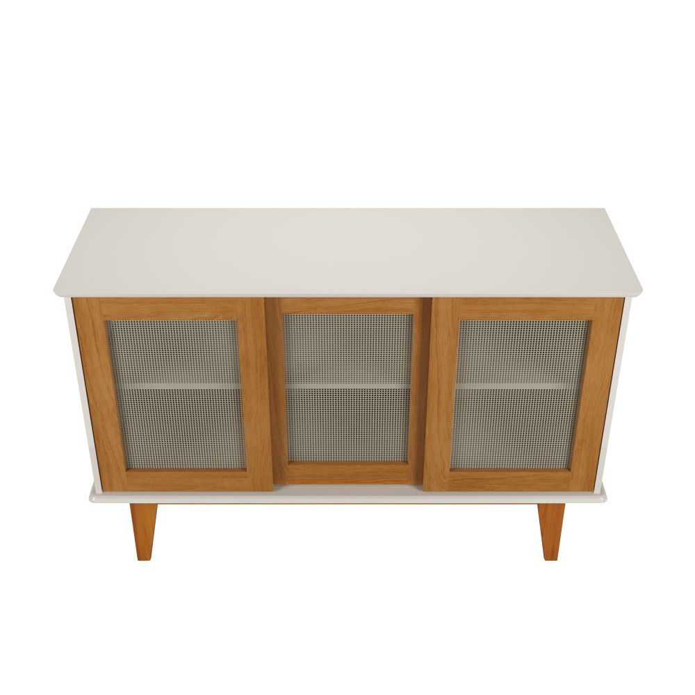 Buffet Valencia com 3 Portas Off White Nature