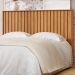 Cabeceira Casal Detroit Ripado 144 cm Nature Tebar