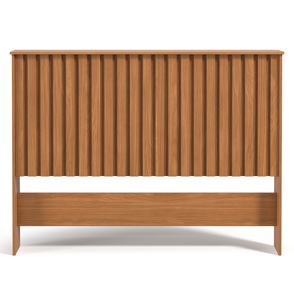 Cabeceira Casal Detroit Ripado 144 cm Nature Tebar