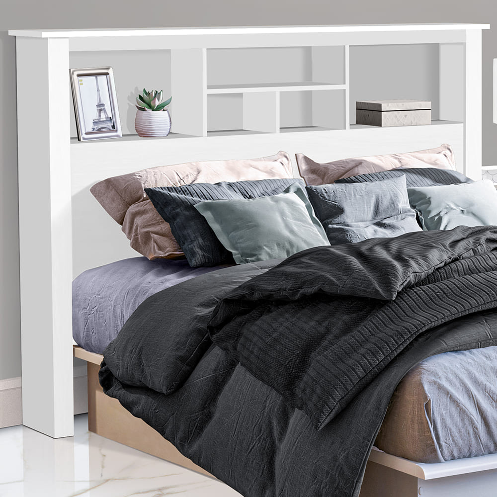 Cabeceira Casal Havana 156 cm Branco Tebar