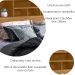 Cabeceira Casal Havana 156 cm Nature Tebar
