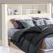 Cabeceira Casal Havana 156 cm Off White Nature Tebar