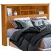 Cabeceira Para Box Casal 140cm Com Nichos 131 Nature Tebar