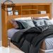 Cabeceira Para Box Casal 140cm Com Nichos 131 Nature Tebar