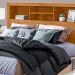 Cabeceira Para Box Casal 140cm Com Nichos 131 Nature Tebar