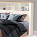 Cabeceira Para Box Casal 140cm Com Nichos 131 Off White Nature Tebar