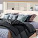 Cabeceira Para Box Casal 140cm Com Nichos 131 Off White Nature Tebar