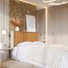 Cabeceira Queen Detroit Ripado 167 cm Off White Nature Tebar