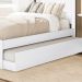 Cama Auxiliar Solteiro Barcelona Branco Tebar