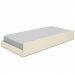 Cama Auxiliar Solteiro Barcelona Off White Tebar