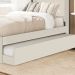 Cama Auxiliar Solteiro Barcelona Off White Tebar