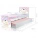 Cama Baby Unicórnio com Auxiliar e Colchões