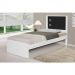 Cama Barcelona Solteiro Branco/Preto - Tebarrot
